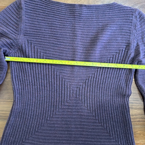 Danier Merino Wool Sweater Small Purple - Picture 8 of 8